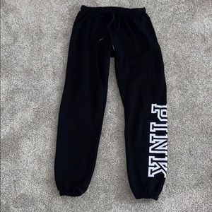 Victoria’s Secret PINK black  sweatpants